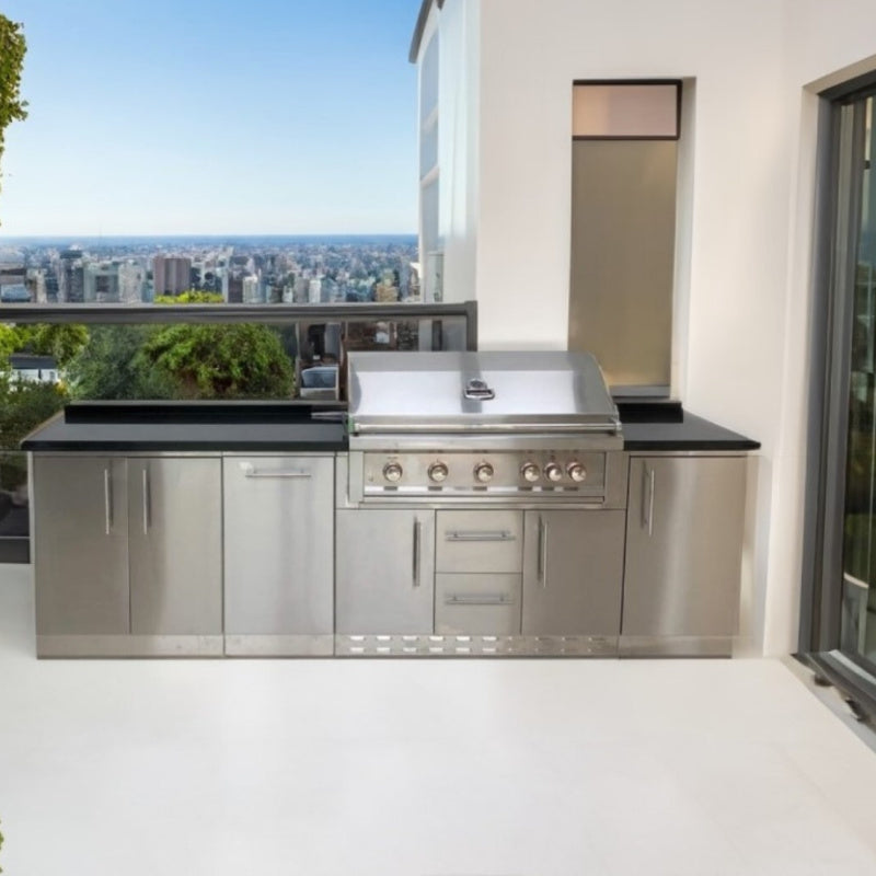 Sunstone Outdoor Kitchen on a Patio