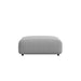 Side View Of The Arya Outdoor Modular Ottoman In Encino Color