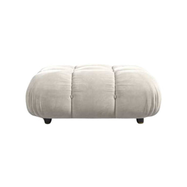 Front Facing View of The Belia Ottoman Modular Sectional Piece With Alesund Fabric