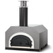 Chicago Brick Oven CBO 750 Countertop Pizza Oven in Sliver Vein Color With Door Closed