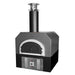 Chicago Brick Oven CBO-750 Hybrid Natural Gas Pizza Oven Duel Fuel Gas And Wood Silver Vein Color With Closed Door