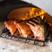 Lamb Cooking In A Chicago Brick Oven Pizza Oven 