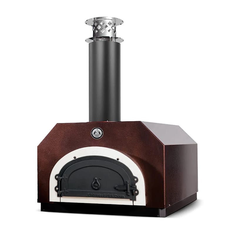 Chicago Brick Oven Counter Top CBO 500 Wood Fired Pizza Oven in Copper Vein with Closed Door