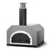 Chicago Brick Oven Counter Top CBO 500 Wood Fired Pizza Oven in Silver Vein with Closed Door