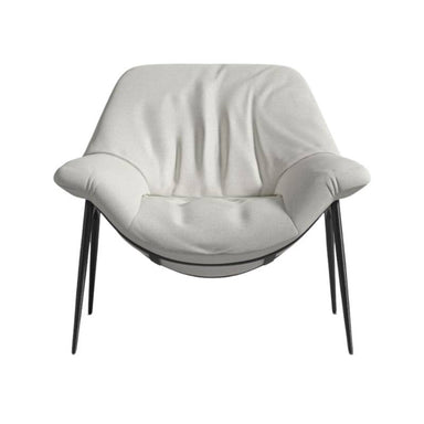 Front Facing View of The Davos Lounge Chair in Alesund Fabric