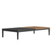 Angled View of the Francis Outdoor Rectangular Coffee Table