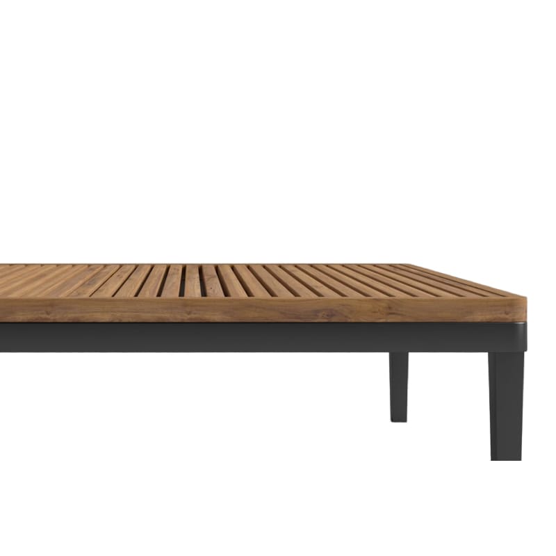 Close Up View of the Francis Outdoor Rectangular Coffee Table