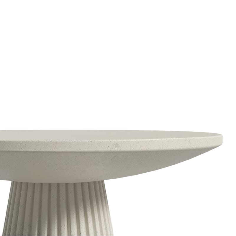 Close Up View of The Gallus Side Table In Alabaster Concrete