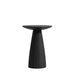 Front Facing View Of The Gallus Side Table In Black Concrete