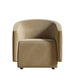 Front Facing View of The Hadrian Armchair in Dune Fabric