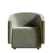 Front Facing View of The Hadrian Armchair in Verdant Fabric