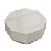 Overhead View Of The Leia Coffee Table With White Terrazzo Surface