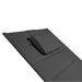 Close Up View Of The Linnea Outdoor Lounger Headrest in Black