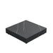 Angled Overhead View of The Liza Coffee Table Size 40x40 With Black Pietra Ceramic Surface