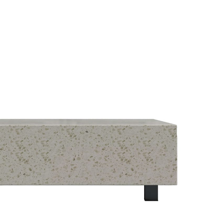 Close Up View of The Liza Coffee Table With Terrazzo Surface