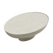 Top Angled View of the Maria Coffee Table in Alabaster Concrete