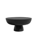 Side View of the Maria Coffee Table in Black Concrete