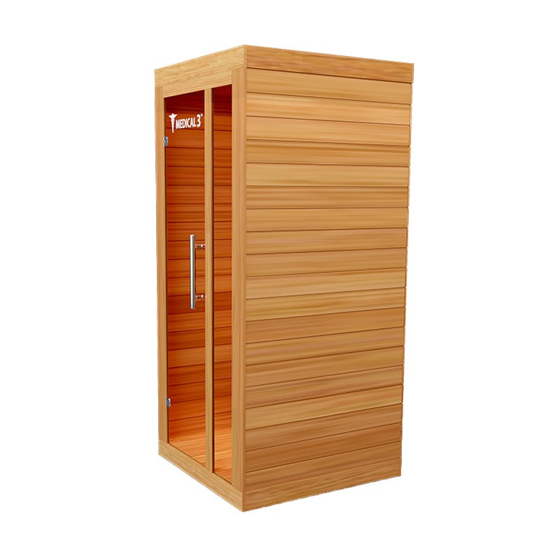 Right 70 Degree Angle of the Medical 3 Infrared Sauna