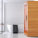 Medical 3 Infrared Sauna in a White Bathroom