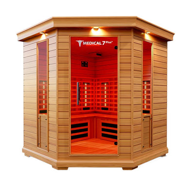 Front Facing View Of The Medical Saunas Medical 7 Full Spectrum Infrared Sauna