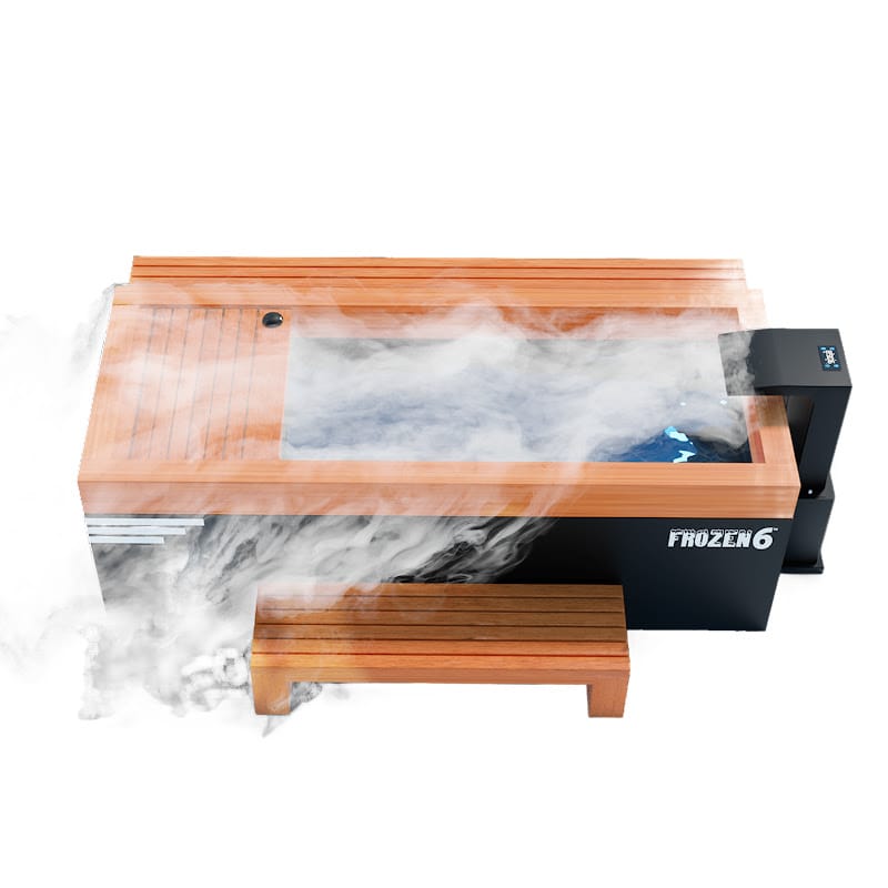 Medical Saunas Frozen Cold Plunge With Accessories Kit And Essential Oil Steam Generator