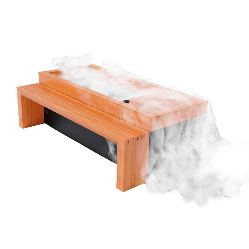 Medical Saunas Frozen Cold Plunge With Accessories Kit And Essential Oil Steam Generator