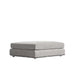 Angled Side View of The Milo 1-Seater Ottoman in Chiffon Fabric and Color