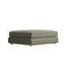 Angled Side View of The Milo 1-Seater Ottoman in Esme Fabric and Color