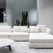 Close Up of the Right Side of The Milo Modular Sectional in a Living Room