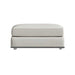 Front View of The Milo Sleeper 88 Inch Ottoman in Alesund Color and Fabric