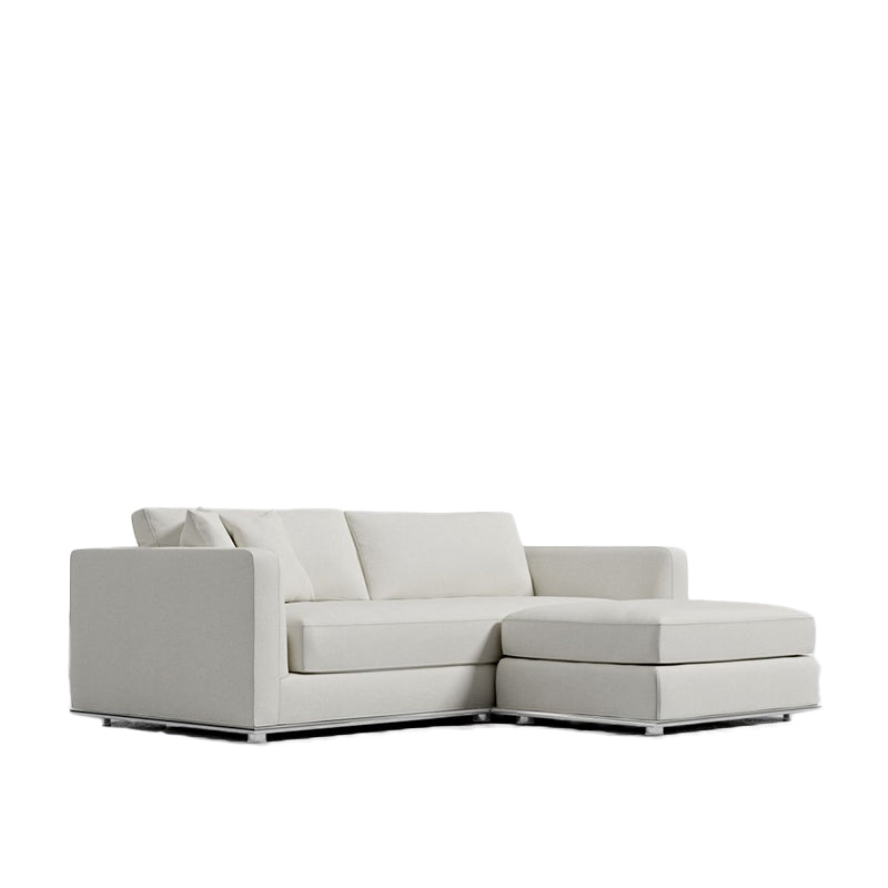 The Milo Sleeper 88 Inch Ottoman in Alesund Color and Fabric With the Milo Sleeper Sofa