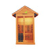 Front Facing View Of The Medical Saunas 1-Person Nature 4 Ultra Full Spectrum Outdoor Dry Sauna