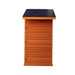 Side Facing View Of The Medical Saunas 1-Person Nature 4 Ultra Full Spectrum Outdoor Dry Sauna