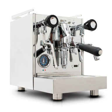 Angled Left View Of The Quick Mill QM67 Evo Dual Boiler Home Espresso Machine