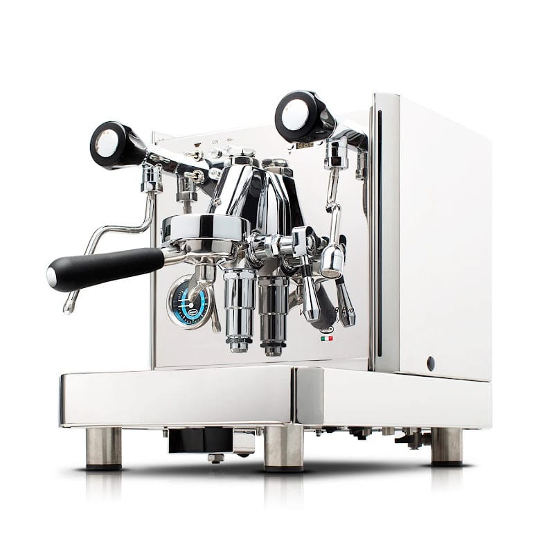 Right Angled View Of The Quick Mill Vetrano 2B Evo Espresso Machine