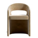 Front Facing View of The Rhea Dining Chair in Tuscany Fabric and Color