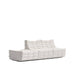 Angled Side View of The Tanner Open End Sofa in Pearl Color