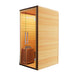 70 Degree Right Angled View Of The Medical Saunas 1-Person Indoor Traditional 4 Steam Sauna