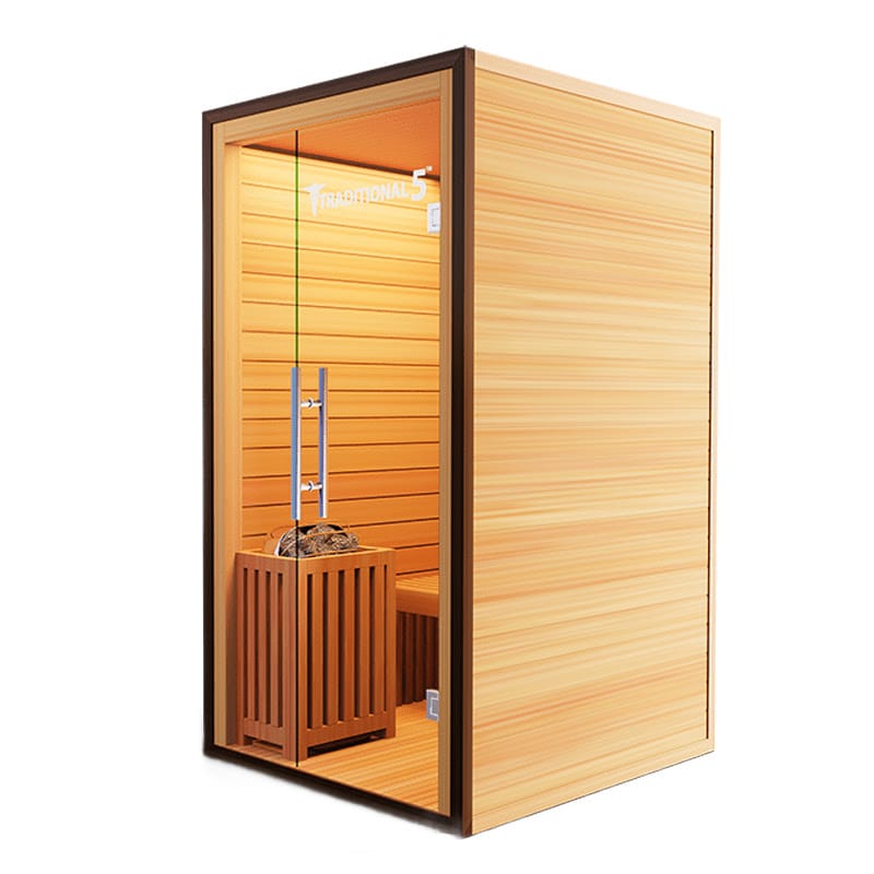 45 Degree Right Angled View of The Medical Saunas 2-Person Traditional 5 Indoor Steam Sauna