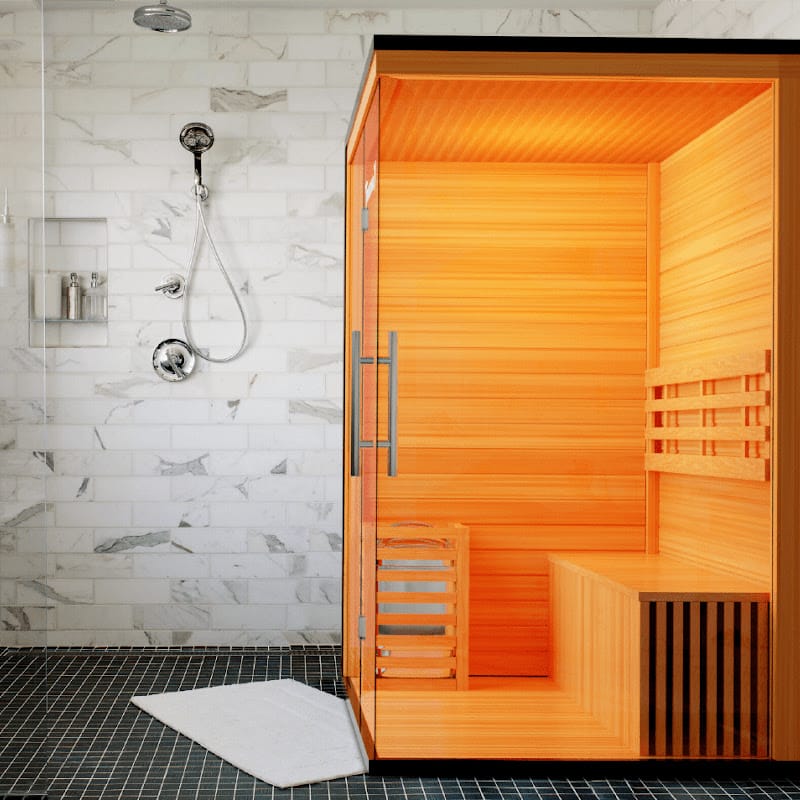 Medical Saunas 4-Person Traditional 7 Indoor Steam Sauna In a Shower Enclosure