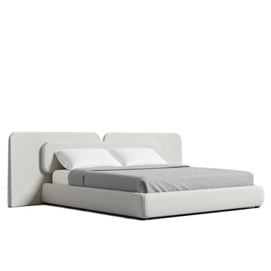 Angled Side View of The Angelo Bed With Alesund Fabric