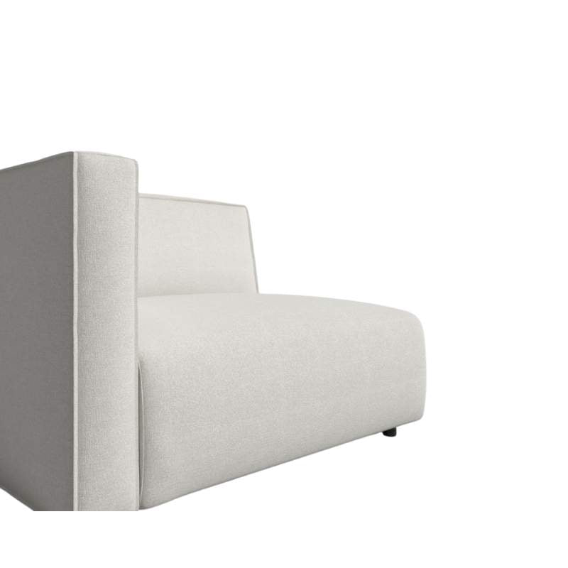 Close Up View of The Arya Left Arm Modular Sectional Piece with Alesund Fabric