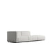 Angled Side View of The Arya Modular Sofa With Open End in Alesund Fabric and Color