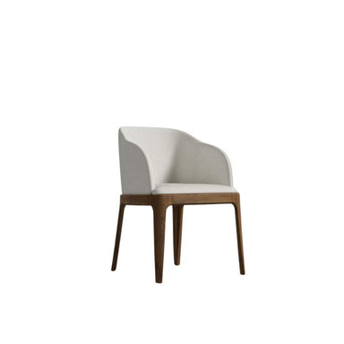 Angled Side View of The Aubrey Armchair in Alesund Fabric and Color