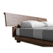 Close Up View of The Hunter Bed With Walnut Veneer Finish