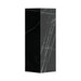 Angled View of The Liza Pedestal in Black Marble