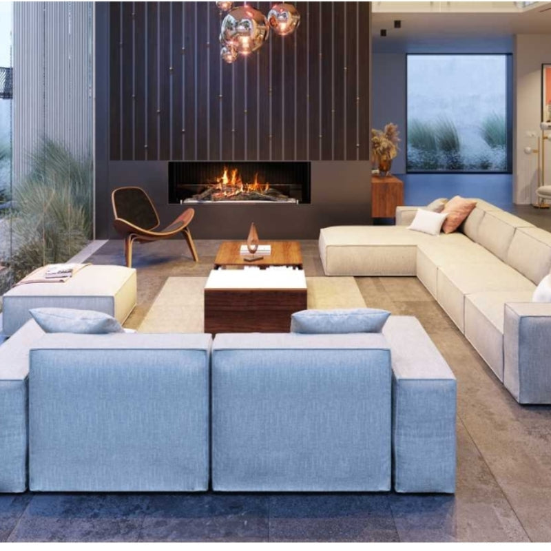 The Porter Modular Sectional Sofa in a Living Room