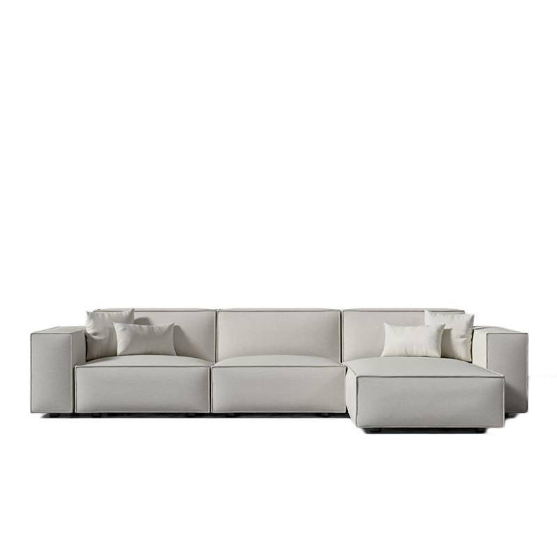 Front Facing View of The Porter Sectional Right Hand Sofa in Alesund Color and Fabric