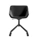 Front Facing View of The Rocco Office Chair in Black