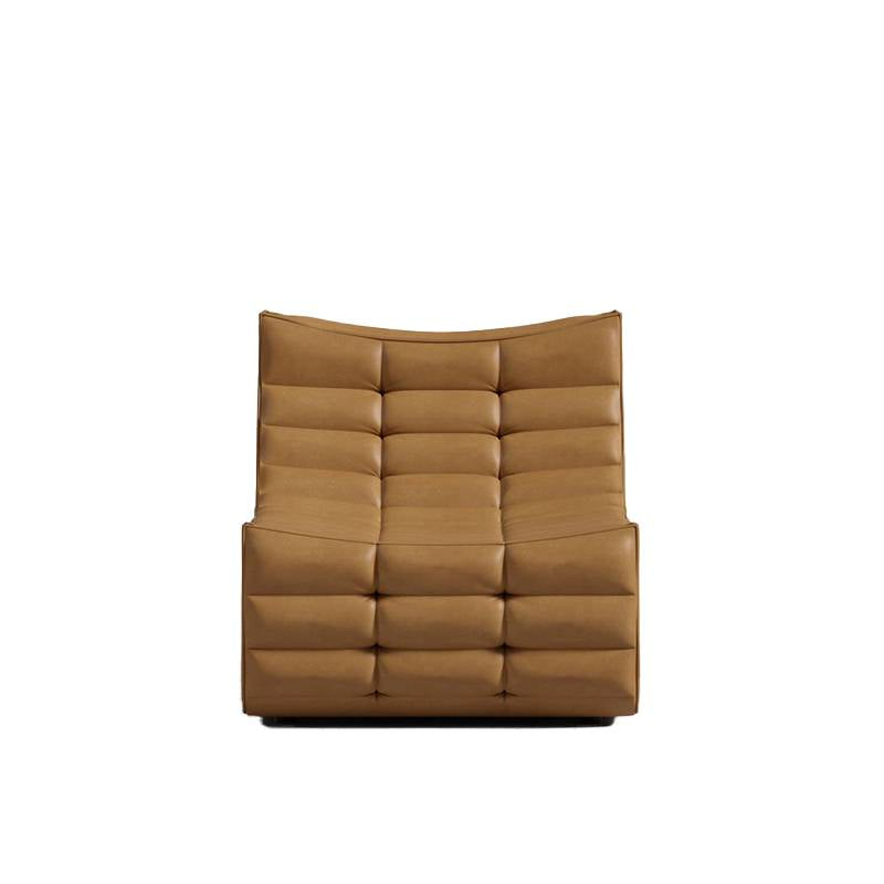 Front Facing View of The Tanner Chaise in Trento Morocco Fabric and Color